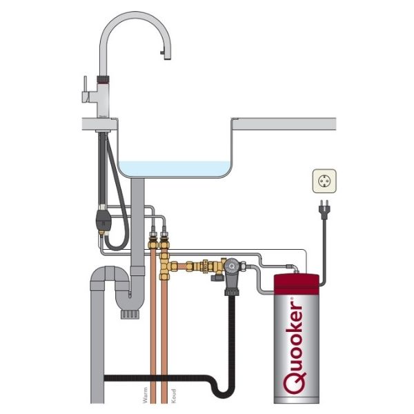 quooker-flex-kraan-rvs-met-pro3-vaq-reservoir-tekening
