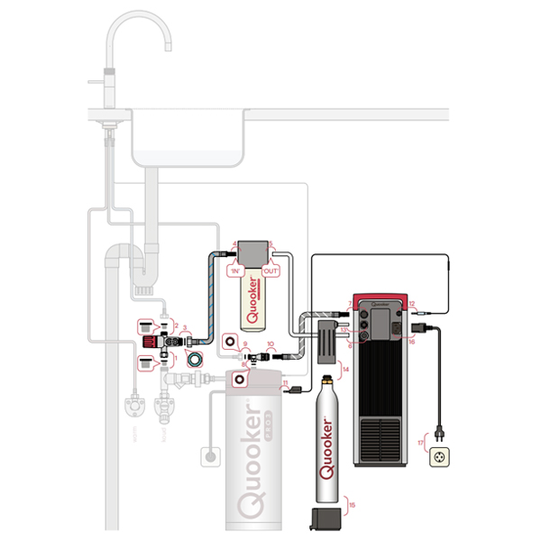 quooker-fusion-round-chroom-en-pro3-vaq-reservoir-met-cube-tekening