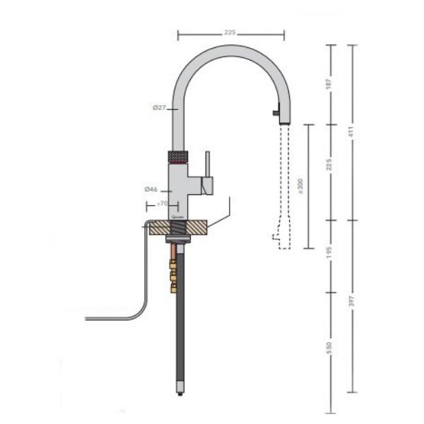 quooker-zwart-flex-tekening