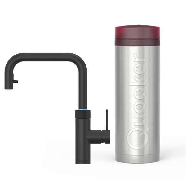 Quooker Flex kraan Square Zwart met PRO3-VAQ boiler