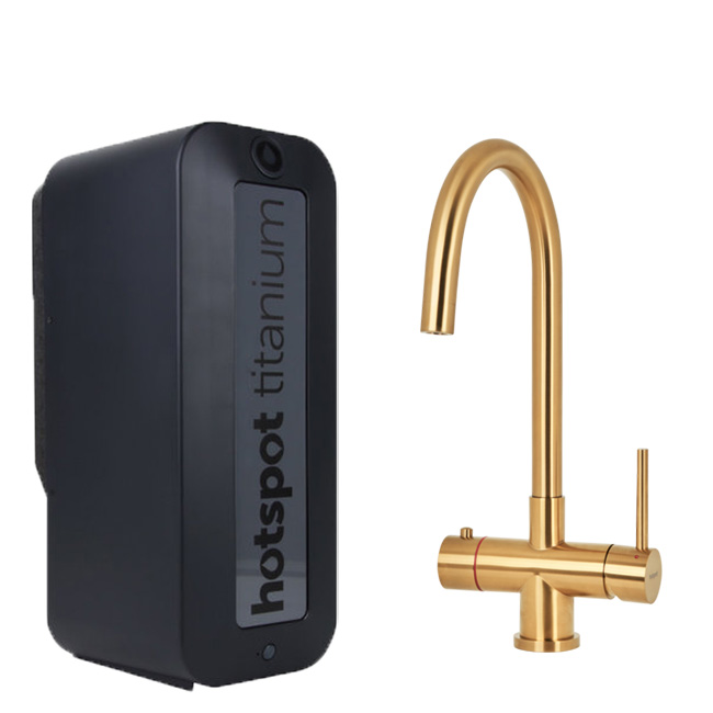 Theseus puur legaal Hotspot Titanium Calisto goud kokend water kraan 8 liter boiler