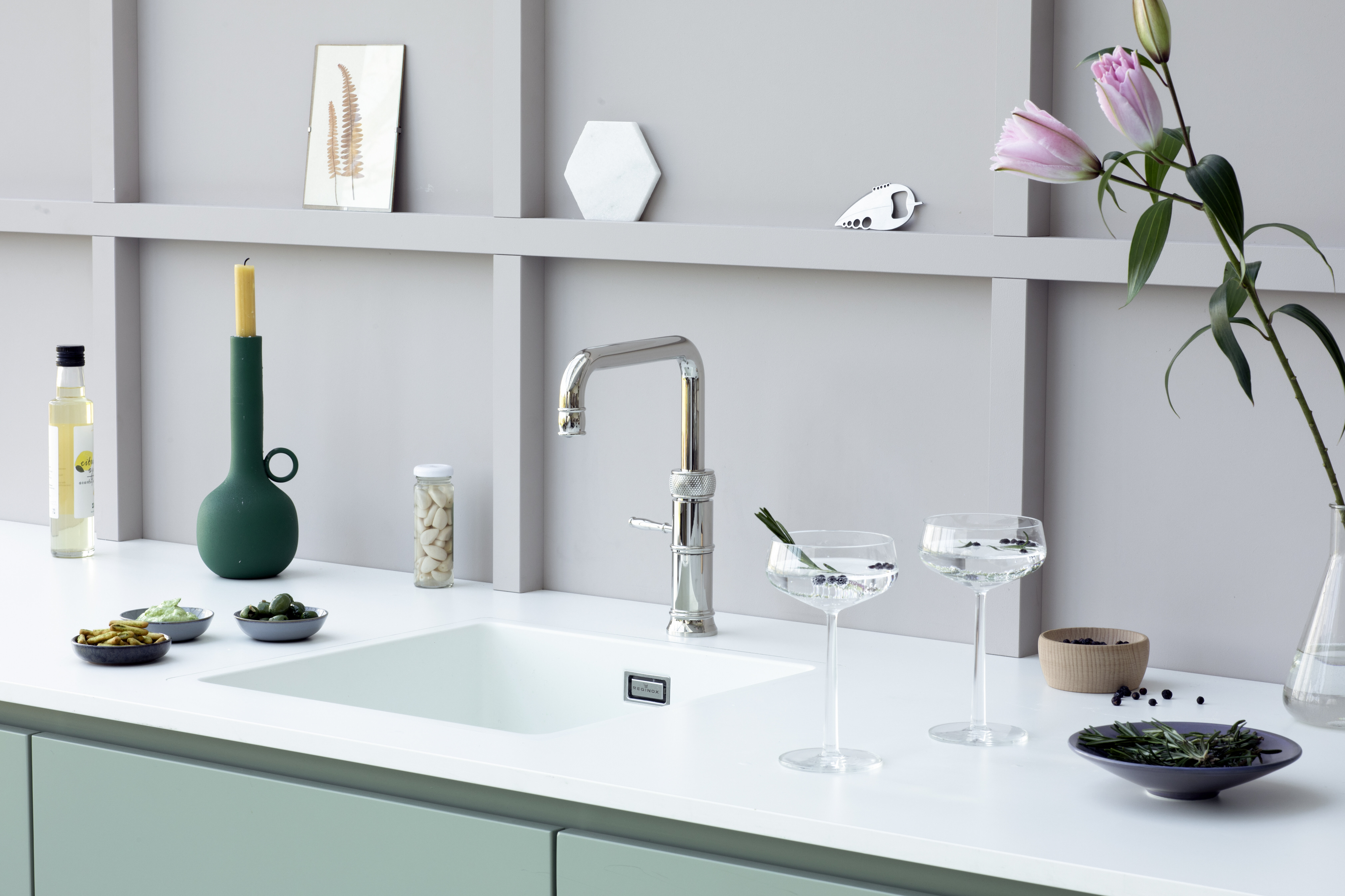 Quooker kokend water kraan in de keuken